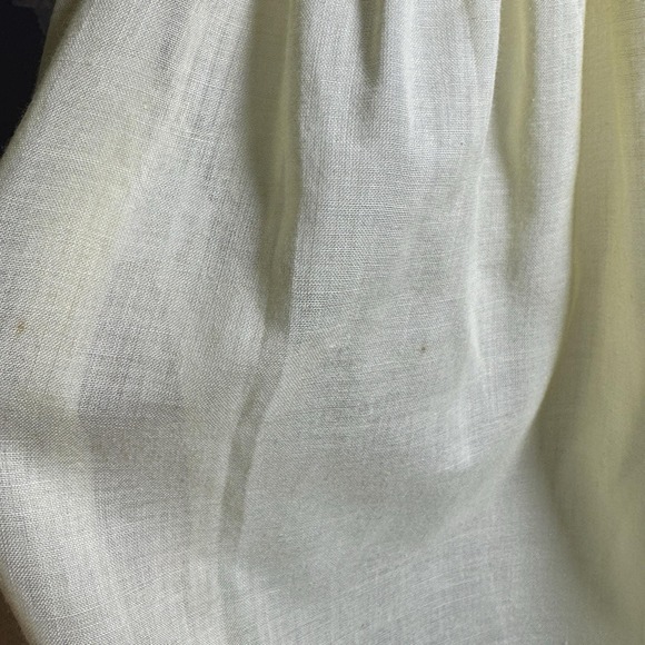 Vtg Christian Dior Yellow Lace Nightgown ILGWU Union Tag Sz S USA Cottagecore - Picture 8 of 9